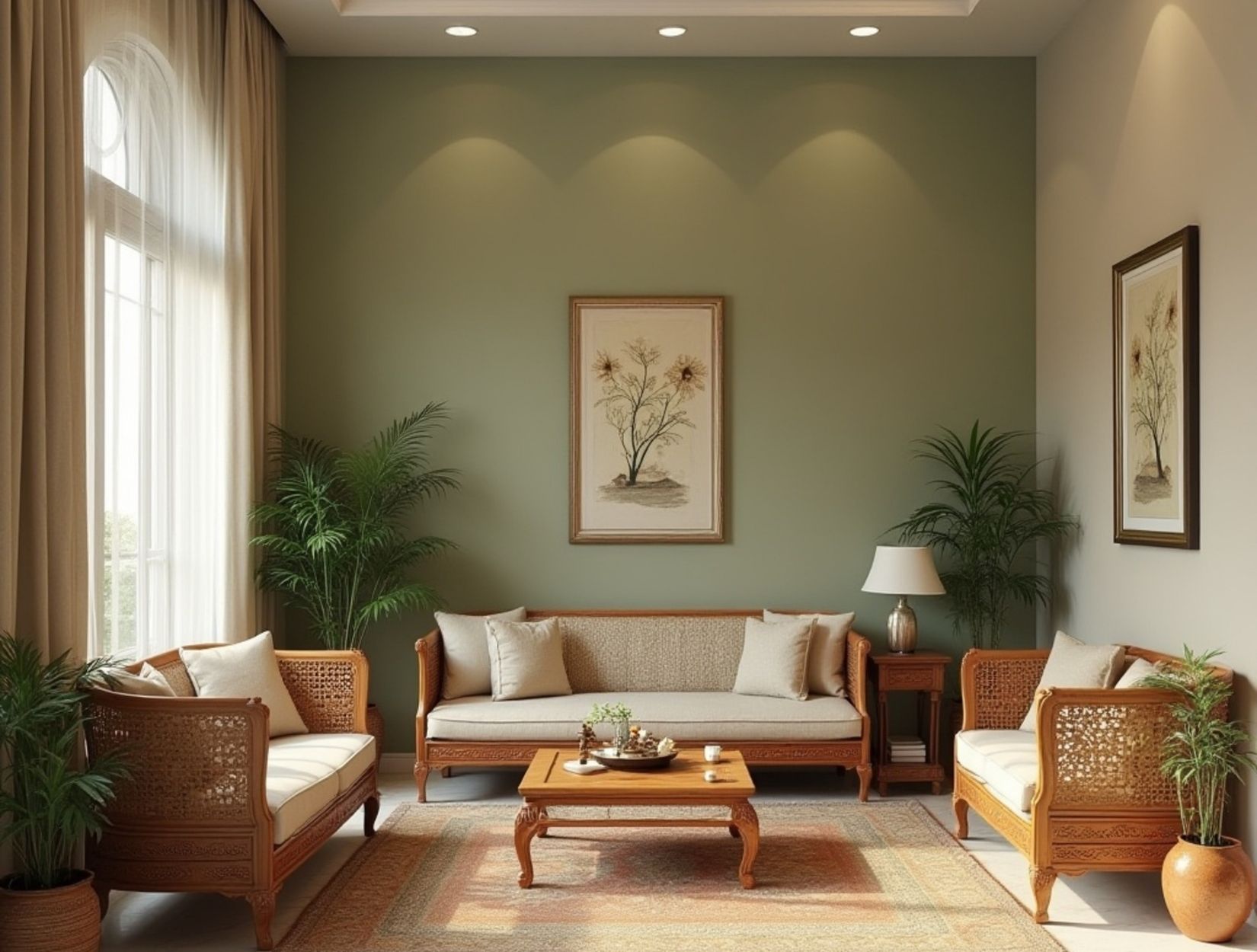 How do you clean common areas like living rooms?